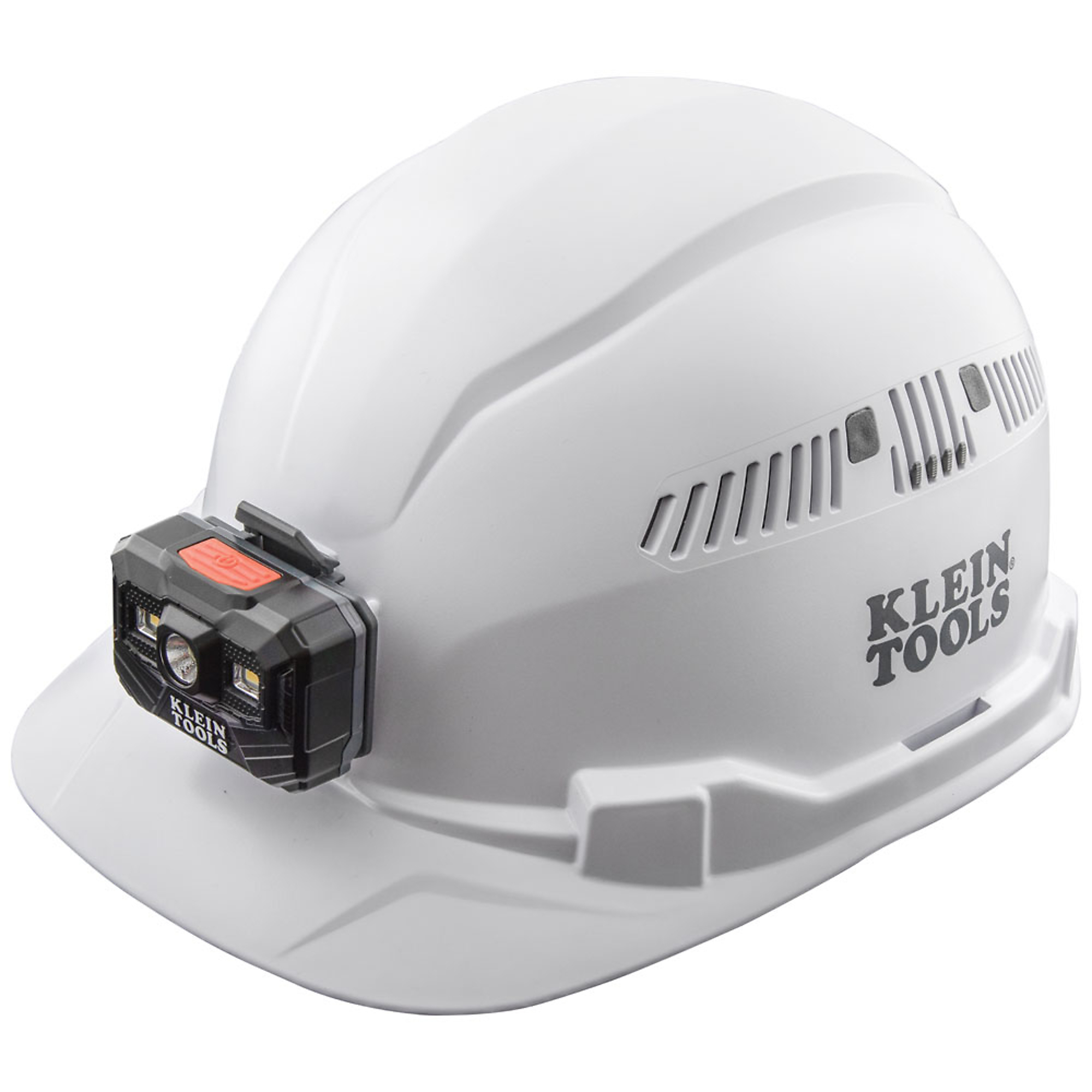 Klein Tools, Hard Hat, Vented, Cap Style with Rechargeable Head, Model# 60113RL